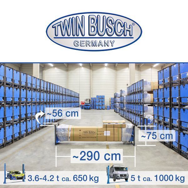 TW242M-230-G: 2-koloms hefbrug BASIC LINE 4.2 T - GREY-Line - Semi automatisch - Afbeelding 14