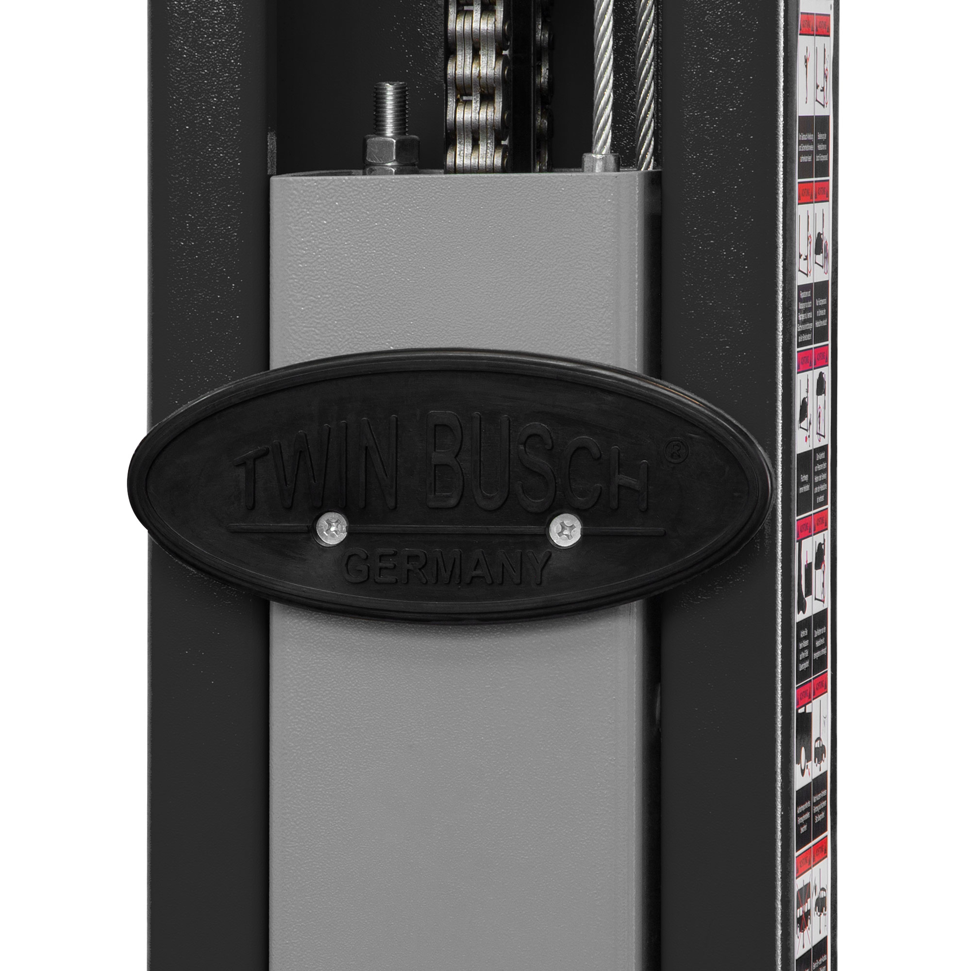 TW242M-230-G: 2-koloms hefbrug BASIC LINE 4.2 T - GREY-Line - Semi automatisch - Afbeelding 5