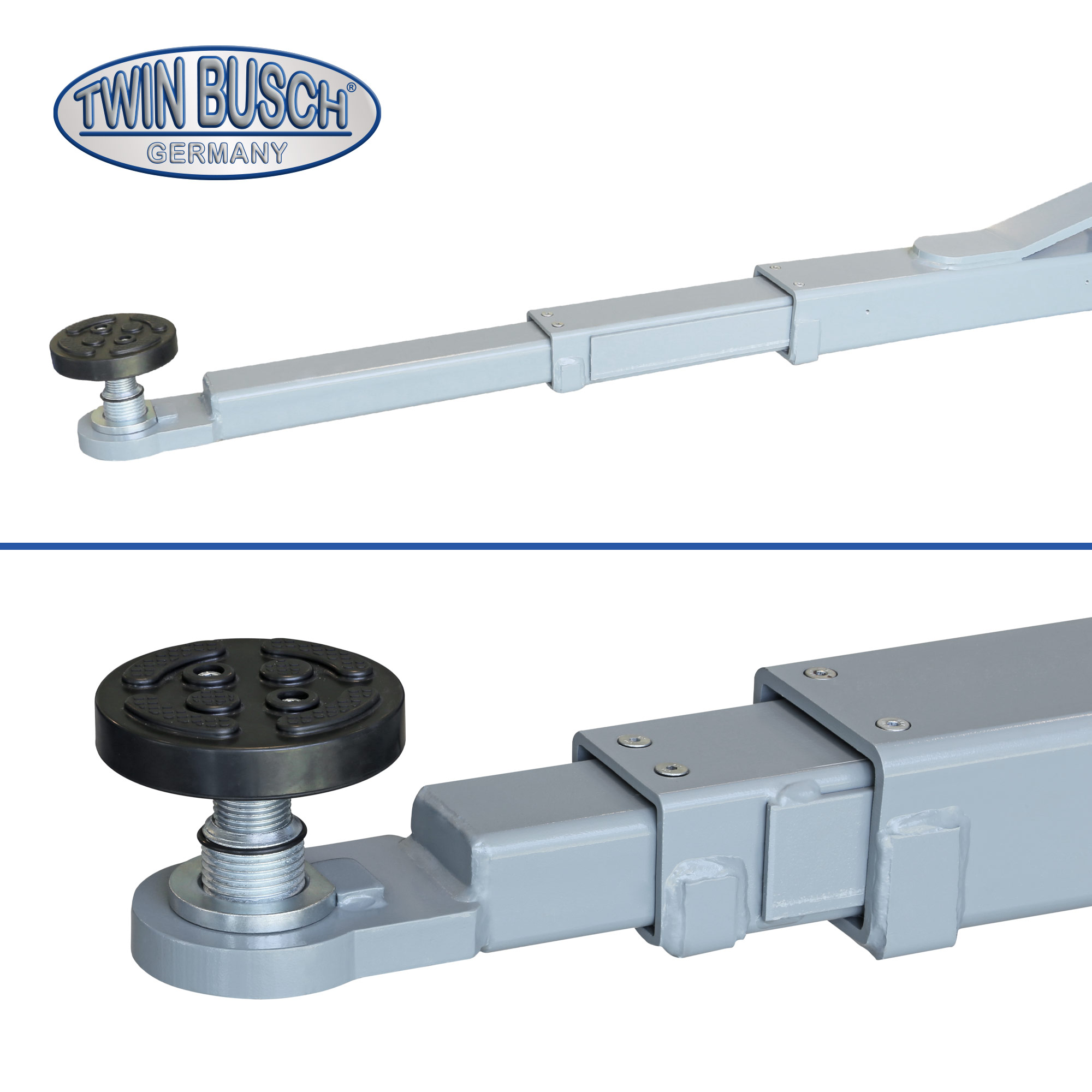 TW250B4.5-400-G: 2-koloms hefbrug Heavy-Line | zonder bodemplaat 5.0 T - Grey-Line - Afbeelding 6