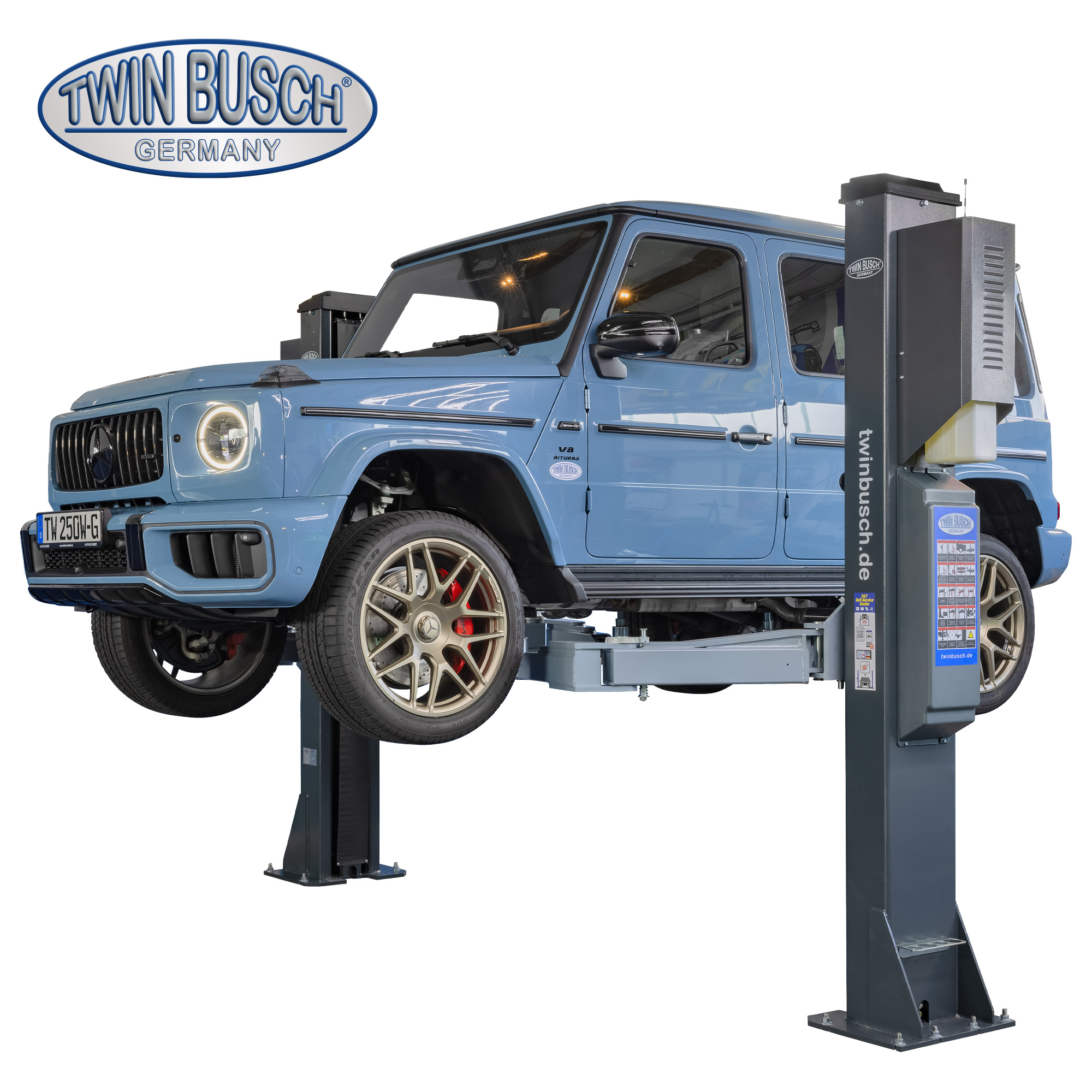 TW250W-400-G: 2-koloms hefbrug Heavy-Line | zonder bodemplaat 5.0 T - GREY-Line - Afbeelding 13