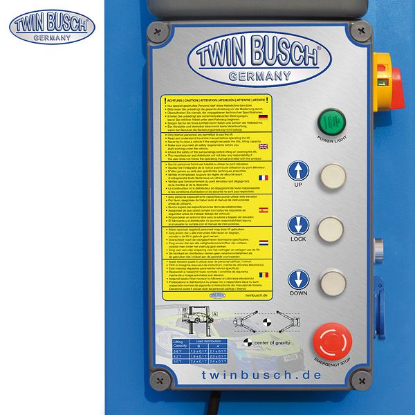 TW260-400: 2-koloms hefbrug HEAVY LINE 6.0 T - Afbeelding 3