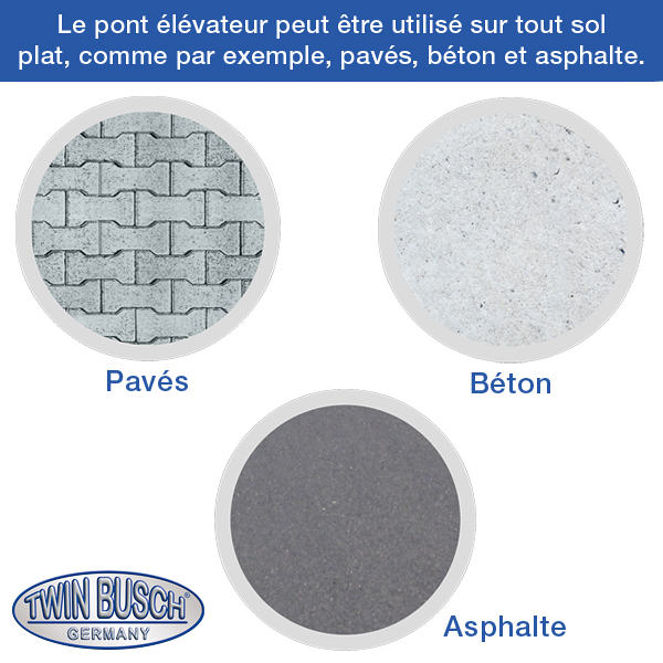 TW436PD2-230-G: 4-koloms hefbrug Dubbel parkeren – 3,6 T - GREY-Line - Afbeelding 13