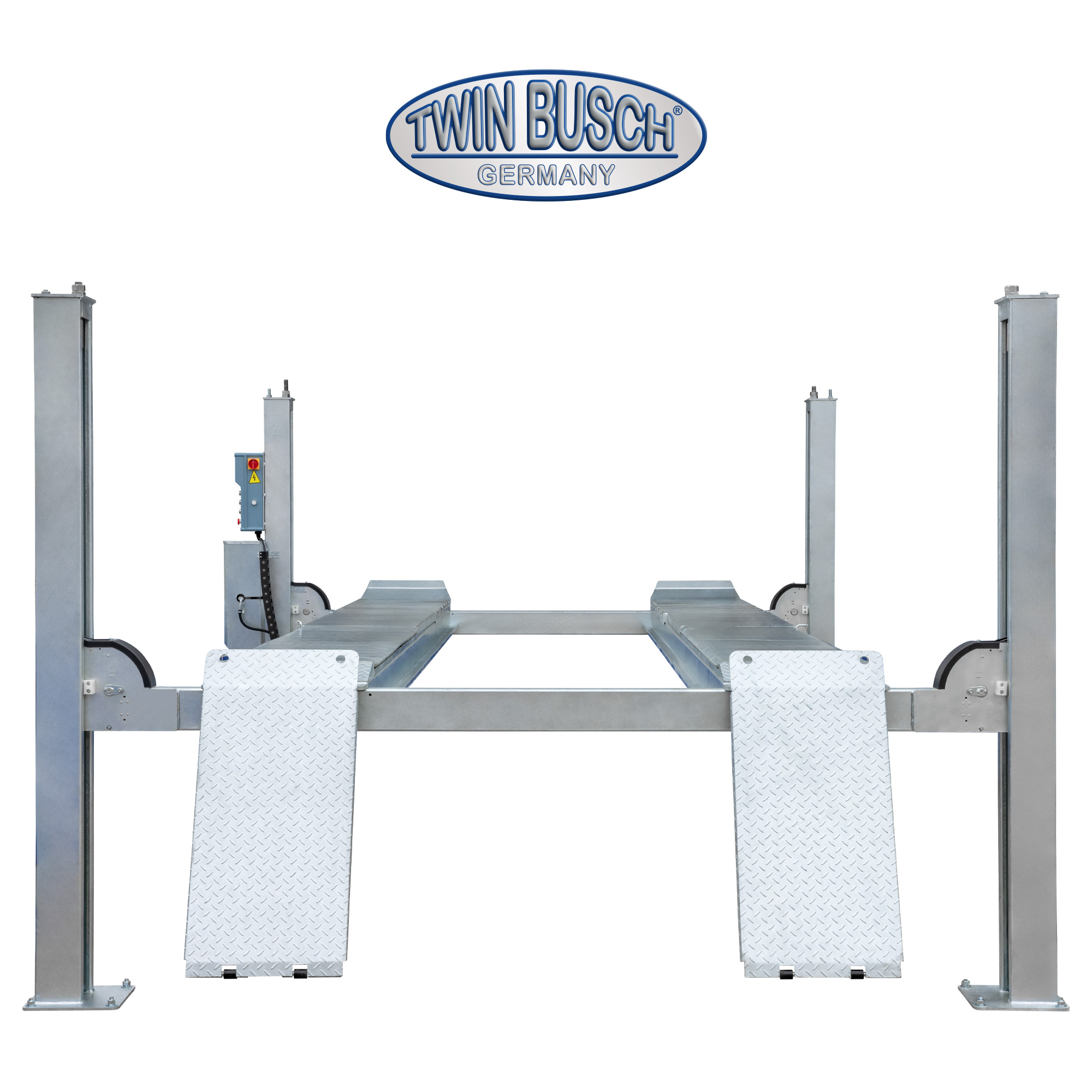 TW465E-400-FZ: 4-koloms hefbrug 6.5 t - elektromagnetisch - thermisch verzinkt - Afbeelding 6