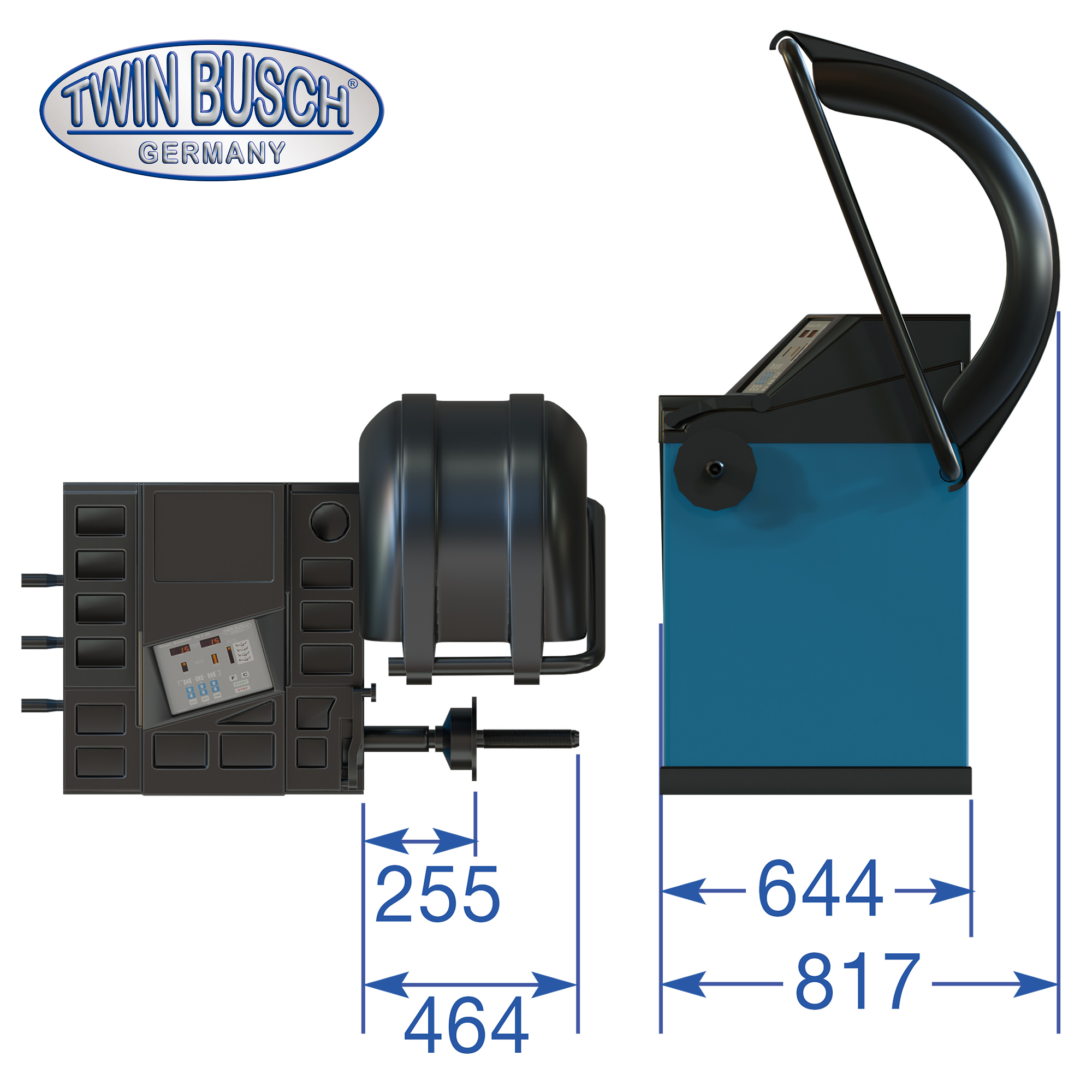 Wielbalanceermachine Twin Busch TWF-00 – Automatisch – VL & lichte bedrijfswagens - Afbeelding 10