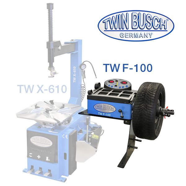 Wielbalanceermachine Twin Busch TWF-100 – Handmatige start – VL - Afbeelding 2
