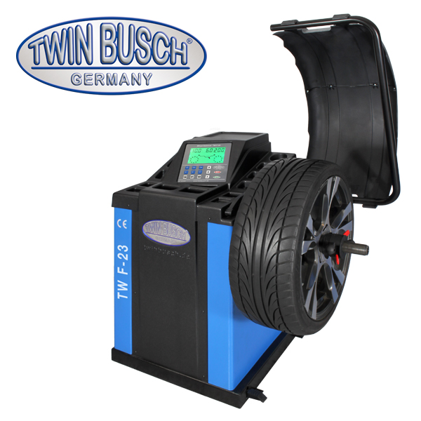 Équilibreuse de roues Twin Busch TWF-23 – Automatique – VL & petits utilitaires
