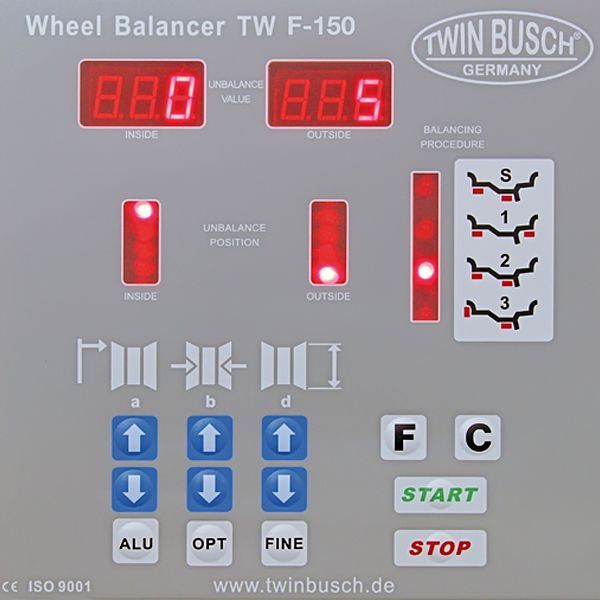 Pack Atelier Twin Busch TWX-610 + TWF-150 – Démonte-pneus + Équilibreuse de roues - Afbeelding 11