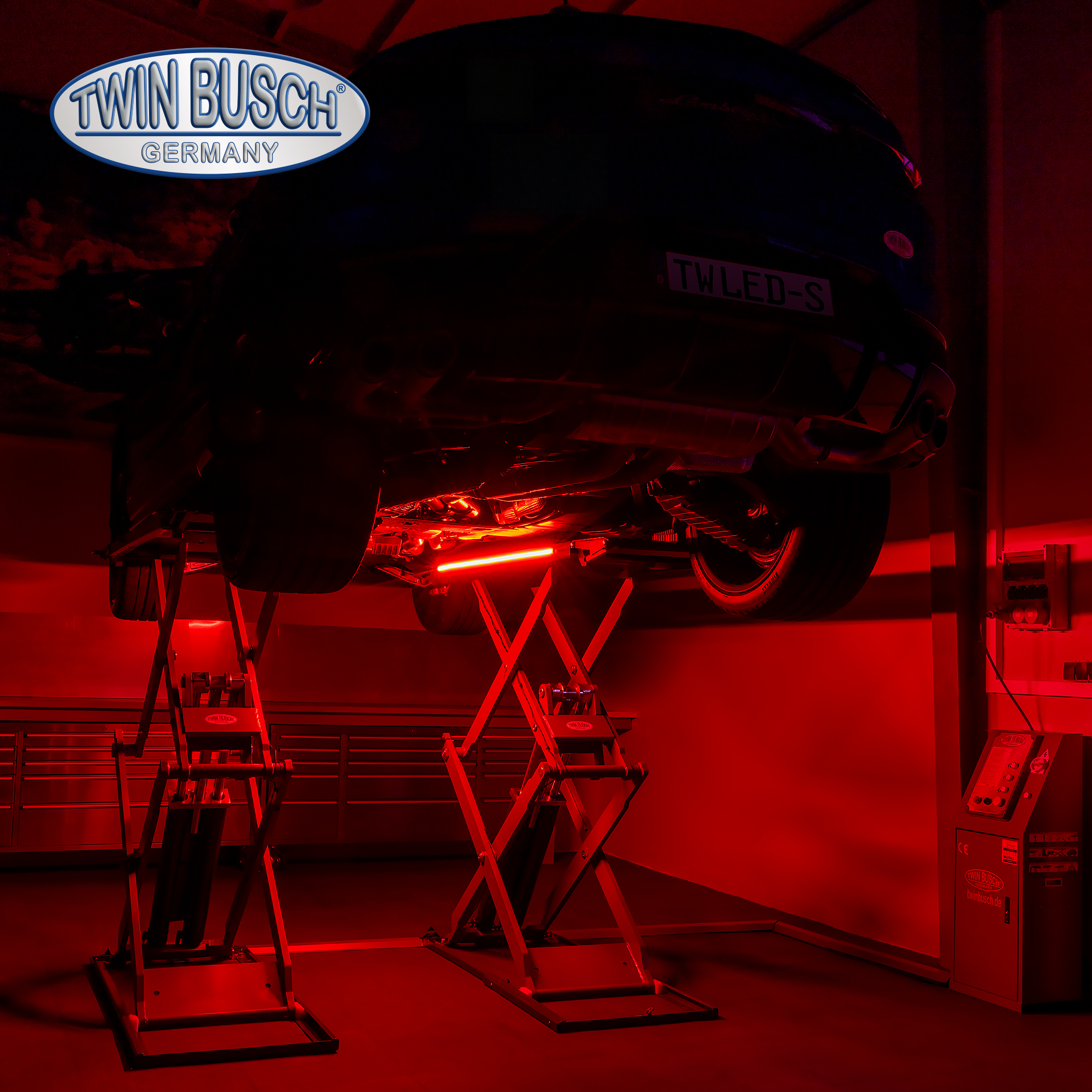 TWLED-S: LED-verlichting (set LED) voor van schaarhefbruggen - Afbeelding 5