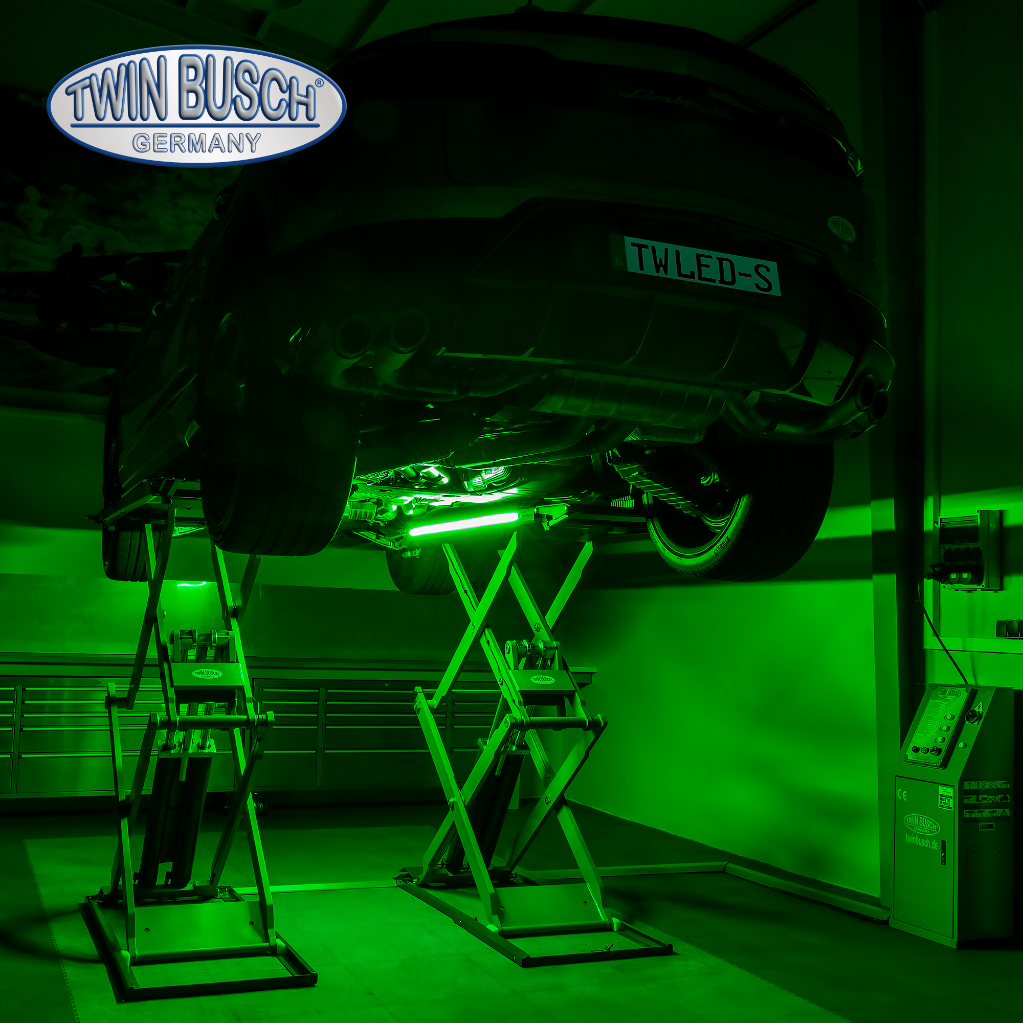 TWLED-S: LED-verlichting (set LED) voor van schaarhefbruggen - Afbeelding 6