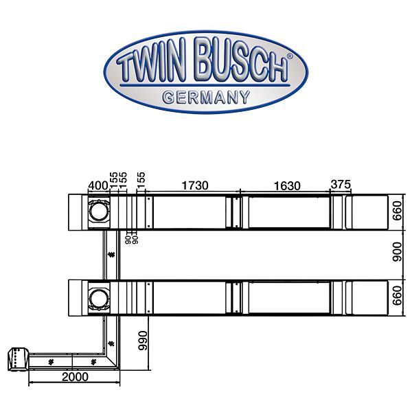 TWSA-40-400-G: schaarhefbrug met geïntegreerde hulpheffer 4,0 T - opbouw - GREY-Line - Afbeelding 11