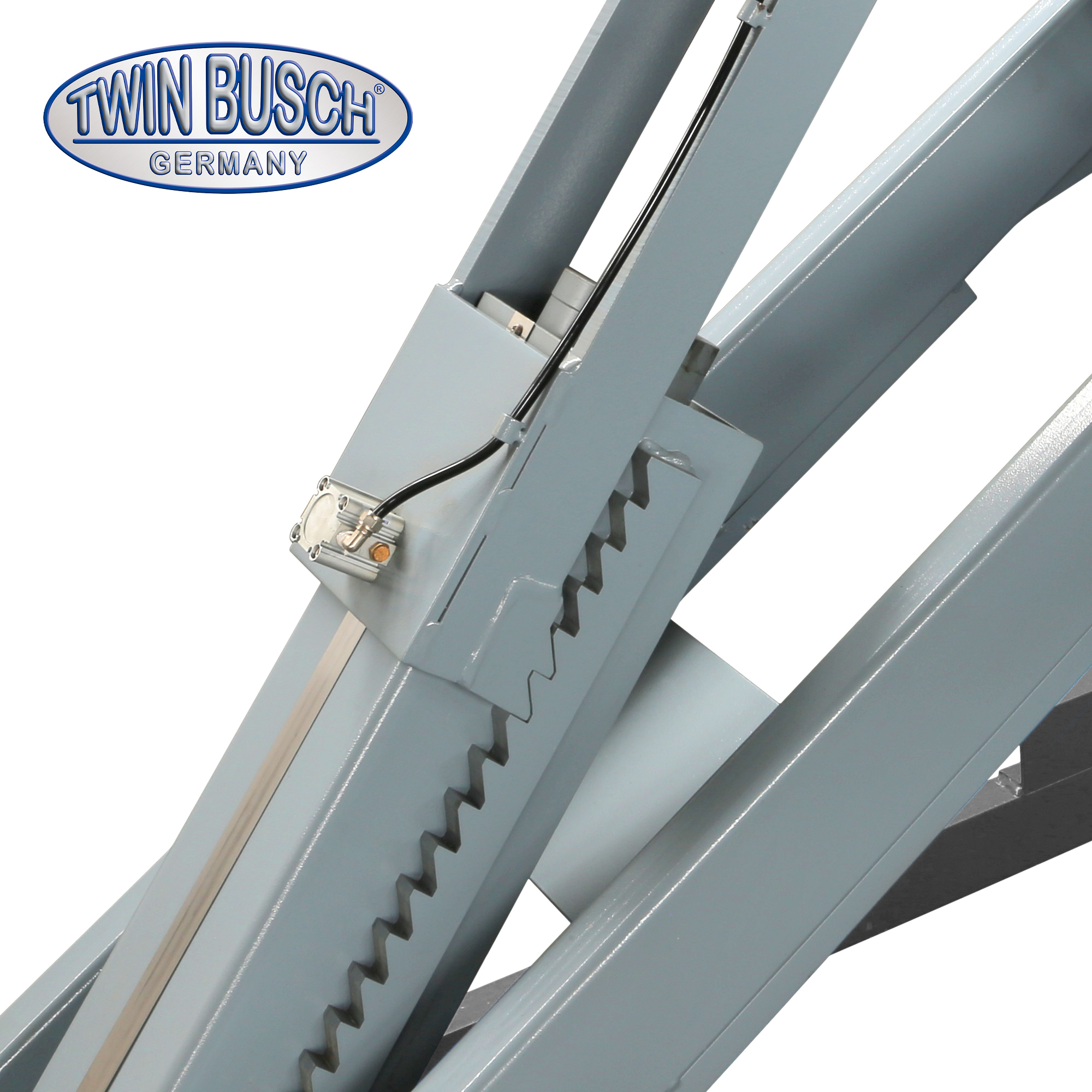 TWSA-42U-400-G: schaarhefbrug met geïntegreerde hulpheffer 4,2 T - GREY-Line - Afbeelding 3