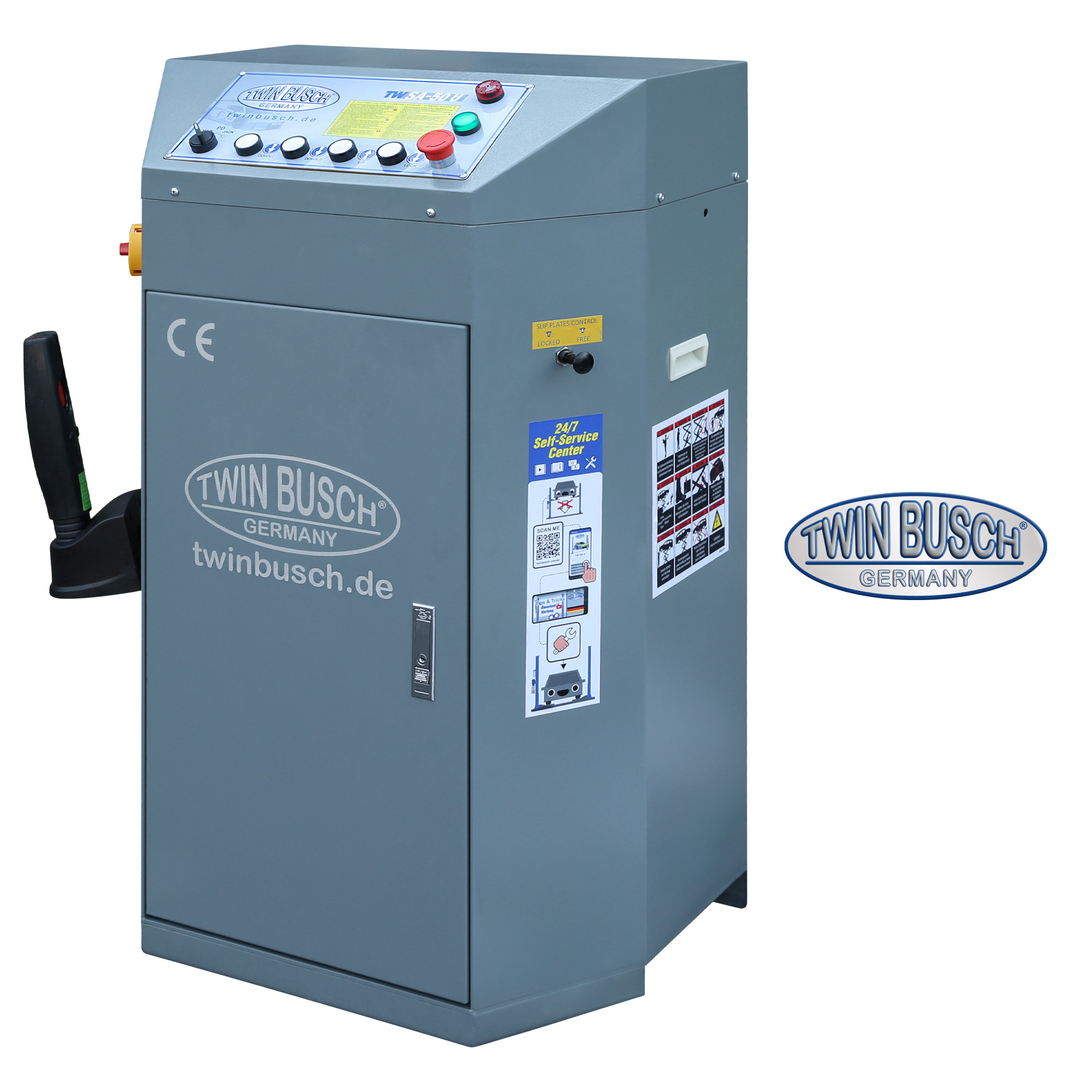 TWSA-50U-400-G: schaarhefbrug met geïntegreerde hulpheffer 5.0 t – TWSA-50U-G - GREY-Line - Afbeelding 2
