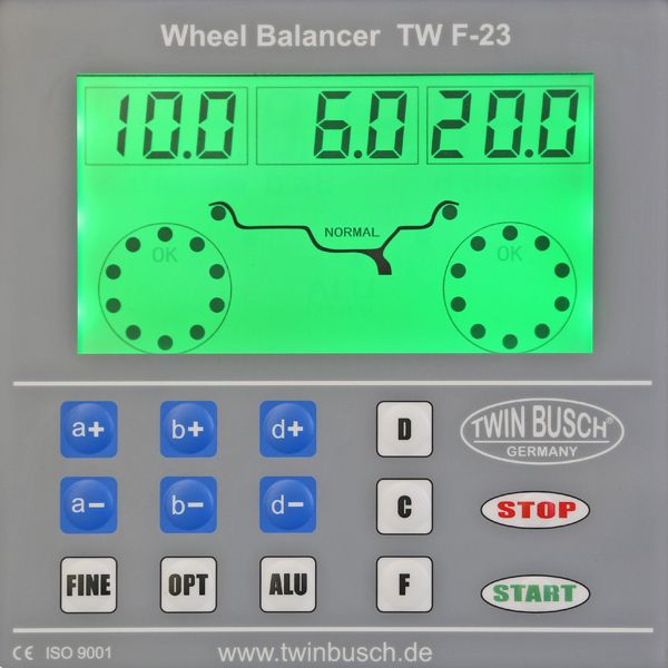 Pack Atelier Twin Busch TWX-98 + TWF-23 – Démonte-pneus Runflat + Équilibreuse automatique - Afbeelding 12