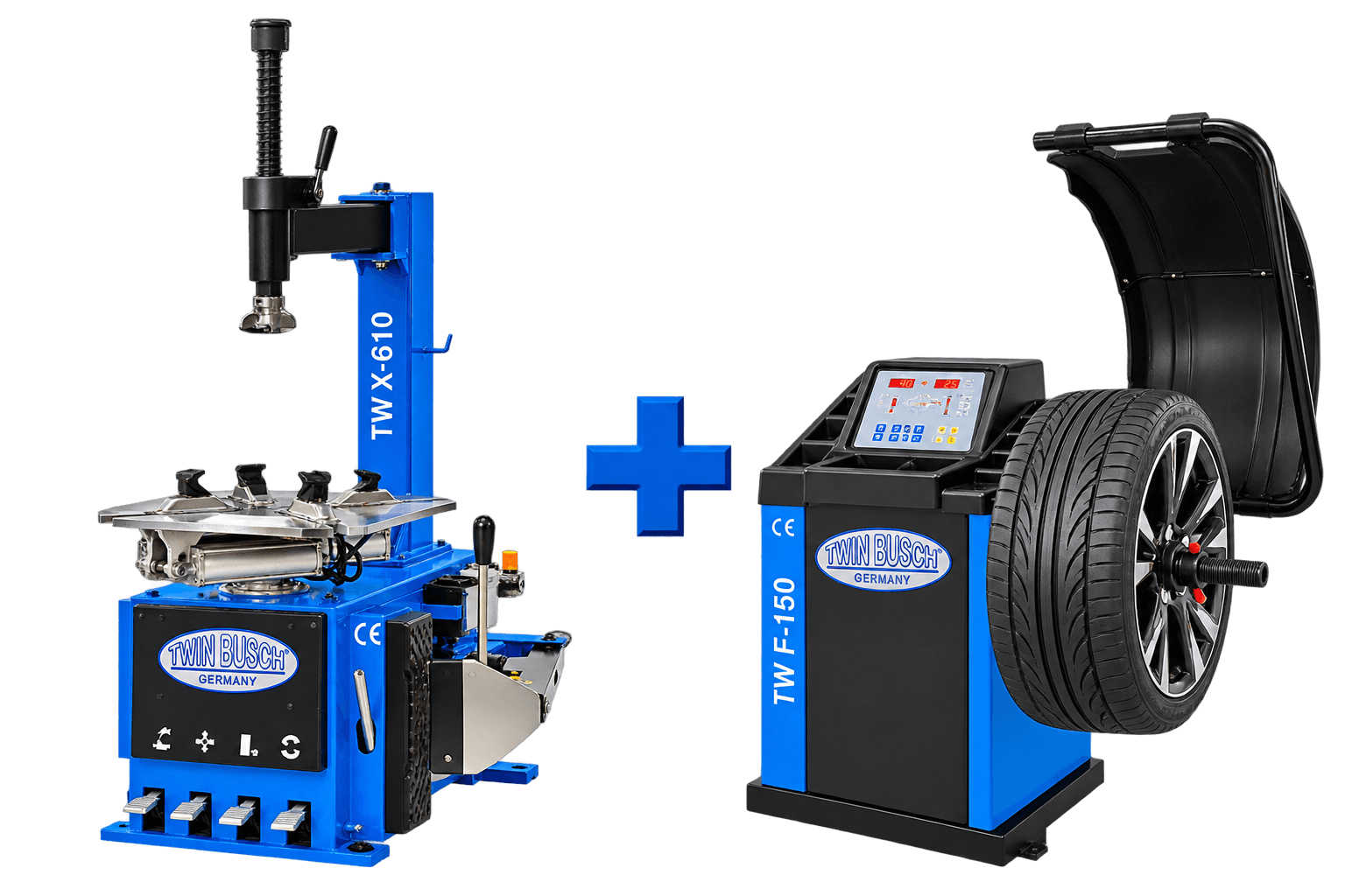 Twin Busch TWX-610 en TWF-150 werkplaatsset