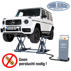 Schaarhefbrug Twin Busch TWS35-10E-G – 3,5 T – Hefhoogte 1 m – Grey-Line