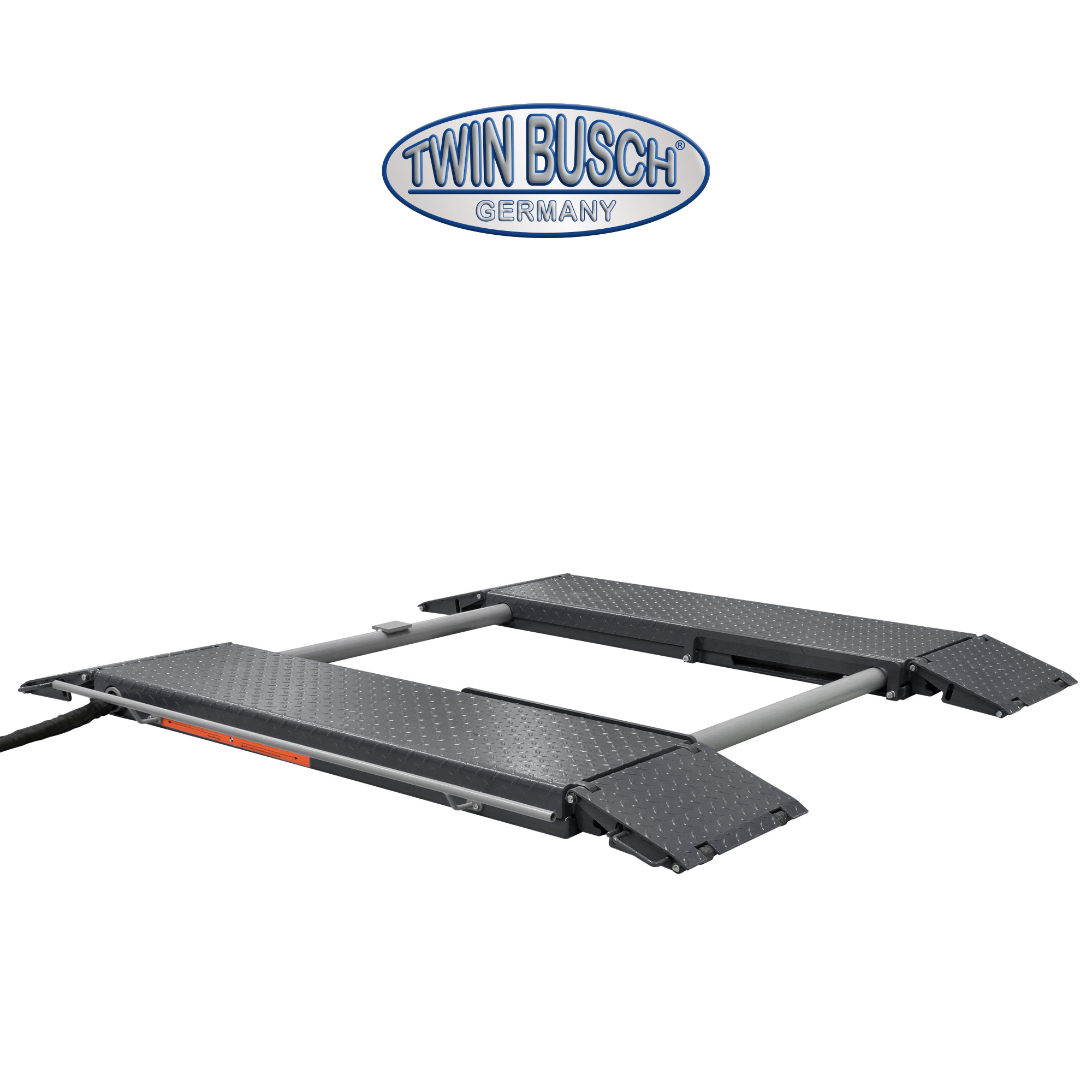 Schaarhefbrug Twin Busch TWS35-10E-G – 3,5 T – Hefhoogte 1 m – Grey-Line - Afbeelding 5
